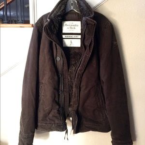 Abercrombie & Fitch lined distress coat Size L